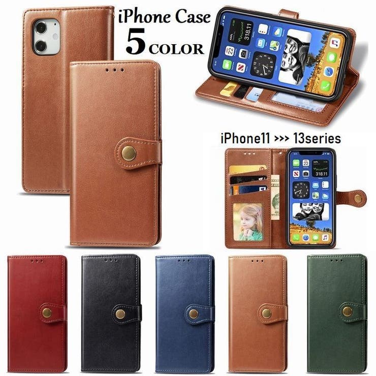 iPhoneケース 手帳型 iPhoneカバー | PlusNao | 詳細画像1 
