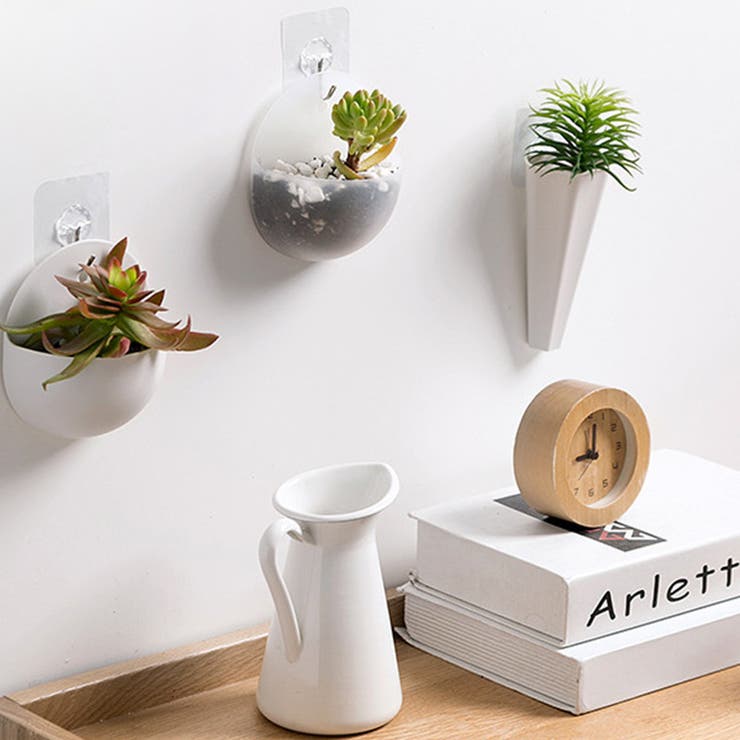 壁掛け植木鉢 壁掛けプランター インテリア[品番：FQ000202765
