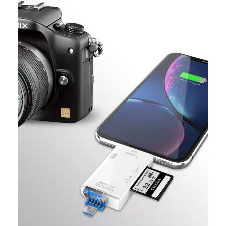 外付けメモリーカードリーダー SD 6in1 | PlusNao | 詳細画像4 