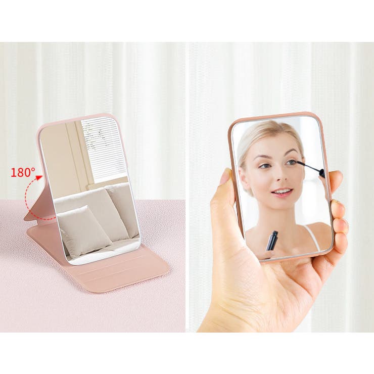 コンパクトミラー 手鏡 等倍 | PlusNao | 詳細画像3 