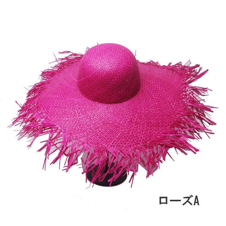 麦わら帽子 つば広帽子 麦わら帽 | PlusNao | 詳細画像4 