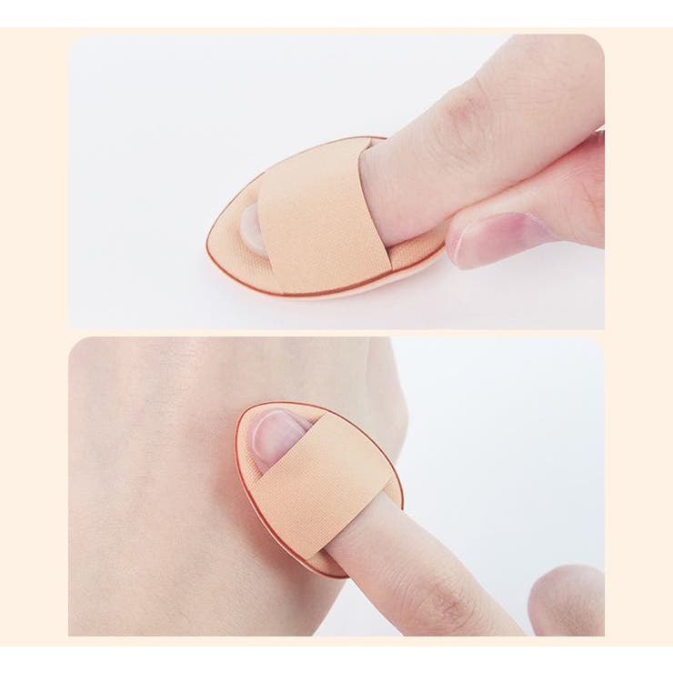 メイクスポンジ 指用 パウダーパフ | PlusNao | 詳細画像3 