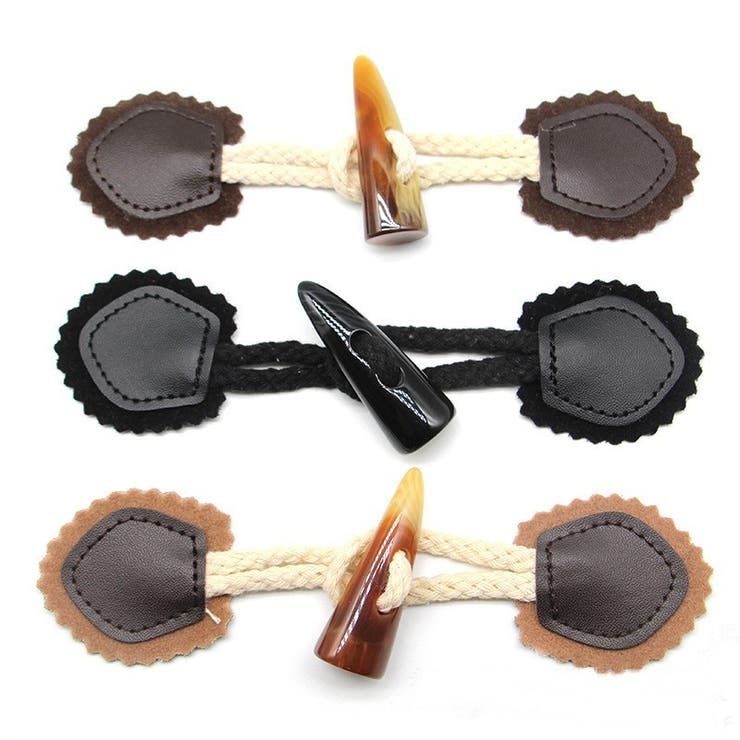 ダッフルボタン 4個セット トグルボタン | PlusNao | 詳細画像4 