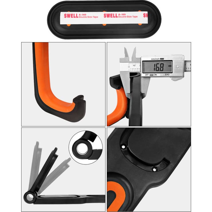 自転車壁掛けフック ディスプレイスタンド サイクルホルダー[品番