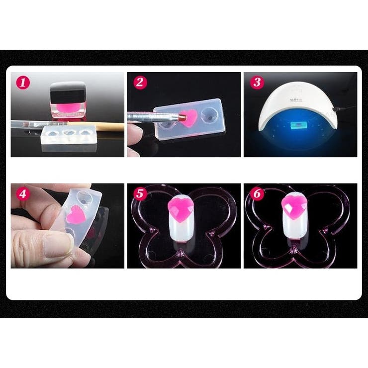 シリコンモールド ネイルパーツ レジン | PlusNao | 詳細画像16 