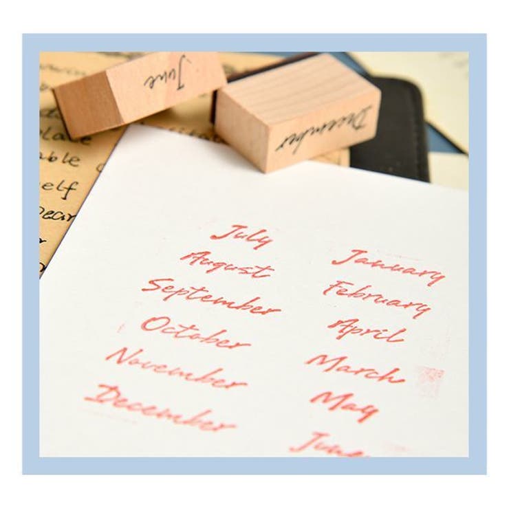 木製スタンプ 木製ゴム印 12個セット | PlusNao | 詳細画像18 