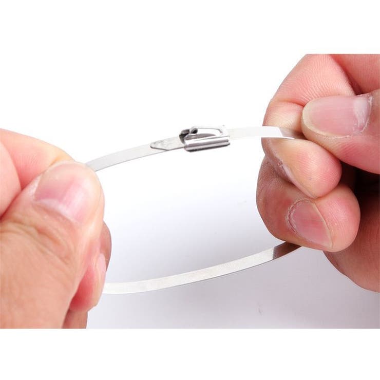 ステンレス結束バンド 10本セット 200mm[品番：FQ000190101