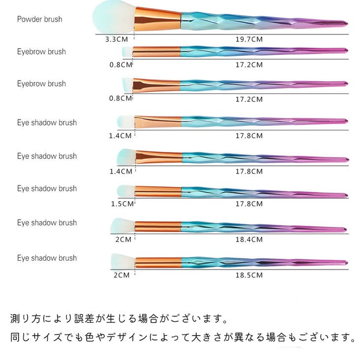 メイクブラシ 20本セット アイメイク | PlusNao | 詳細画像20 