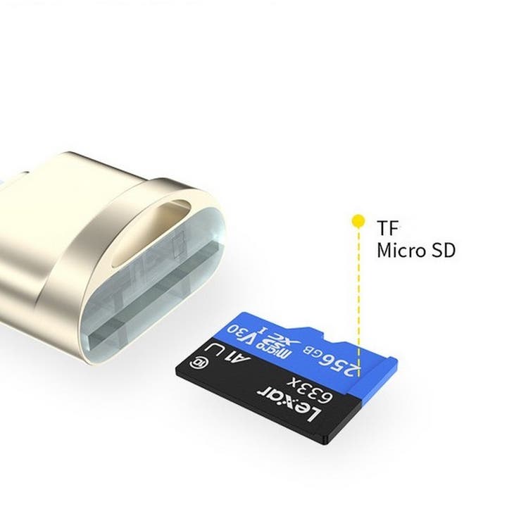 MicroSDカードリーダー TFカードリーダー マイクロSDカードリーダー | PlusNao | 詳細画像2 