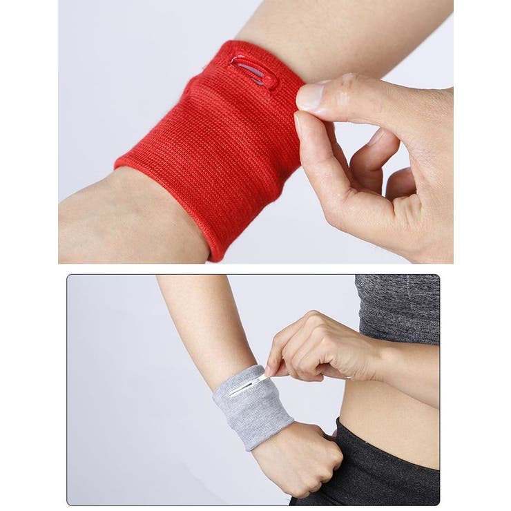 リストバンド ポケット付 メンズ | PlusNao | 詳細画像7 