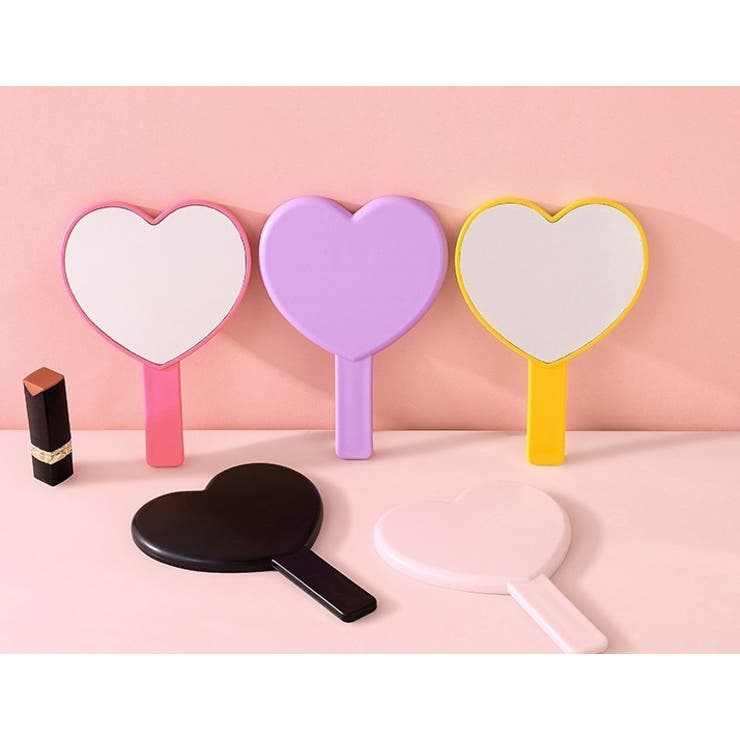手鏡 ハンドミラー ハート型 | PlusNao | 詳細画像3 