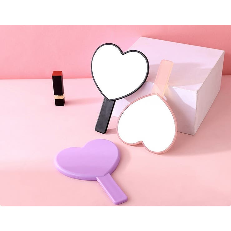 手鏡 ハンドミラー ハート型 | PlusNao | 詳細画像4 