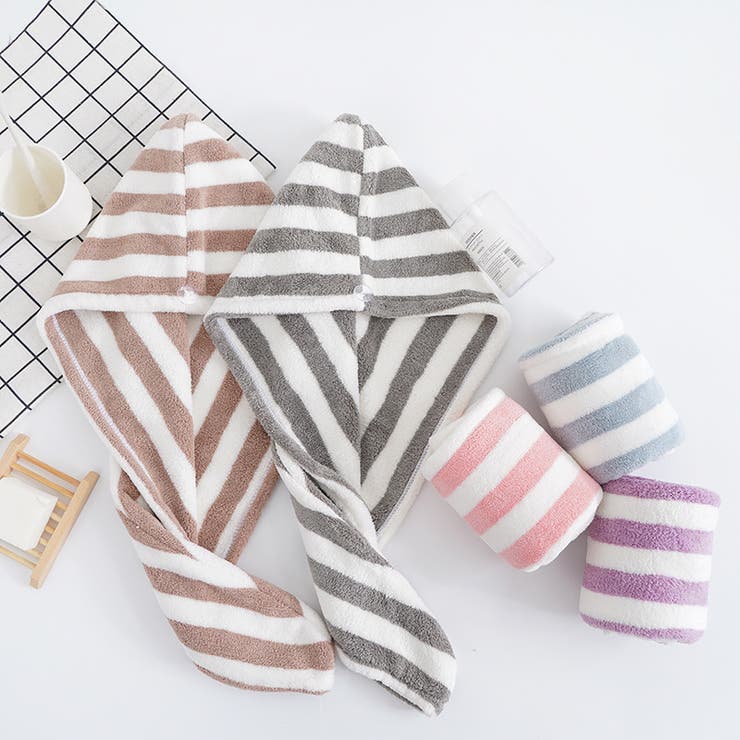 ヘアドライタオル タオルキャップ ドライキャップ | PlusNao | 詳細画像2 