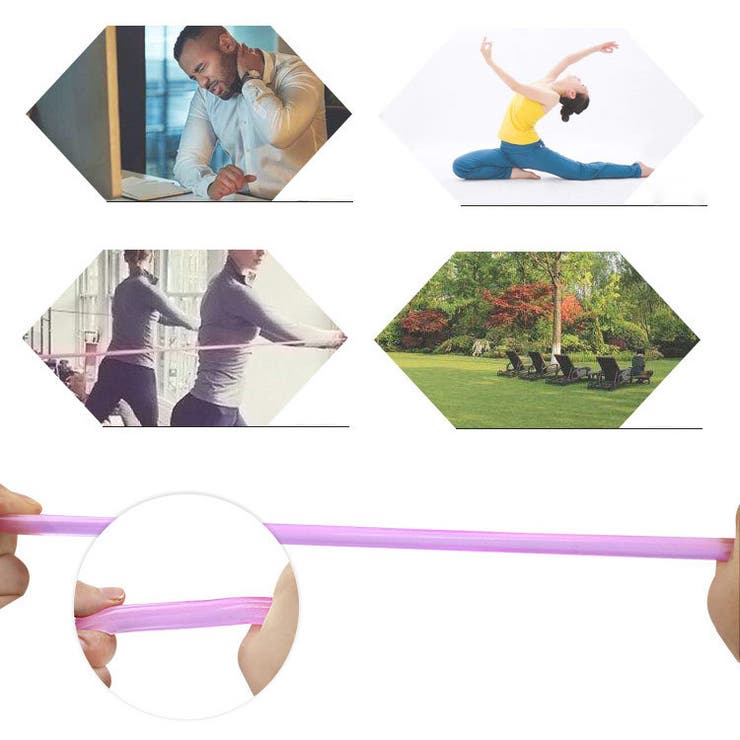 トレーニングチューブ エクササイズチューブ ゴムバンド | PlusNao | 詳細画像6 