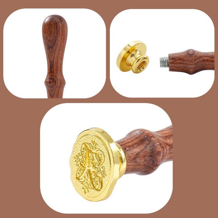 シーリングスタンプ ヘッド ハンドル付き | PlusNao | 詳細画像4 