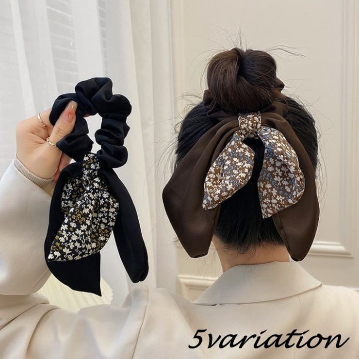 シュシュ リボンシュシュ ヘアゴム | PlusNao | 詳細画像1 