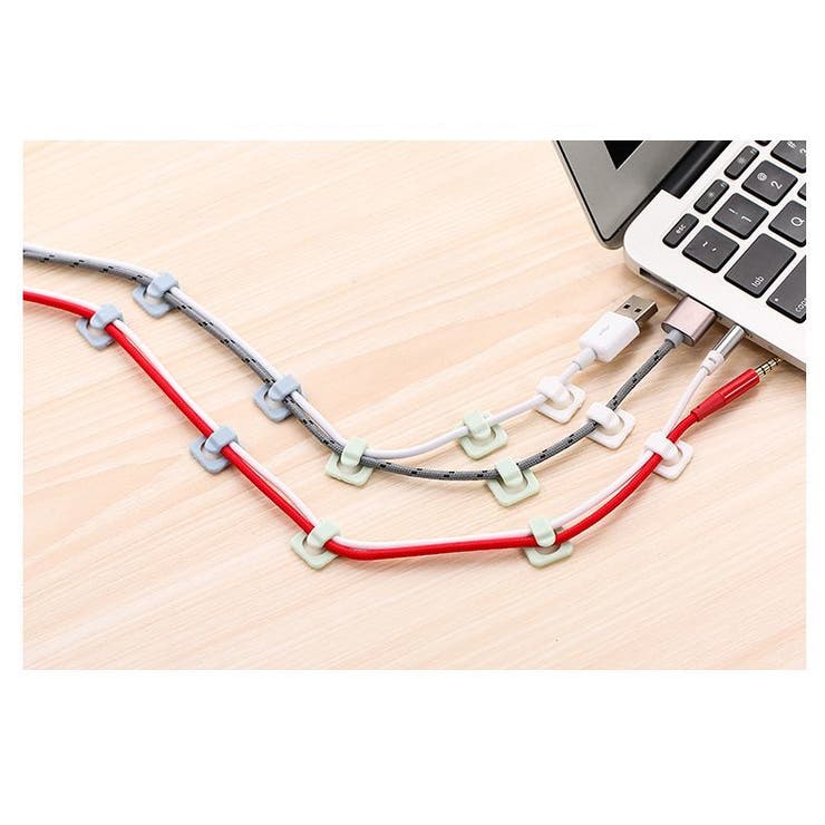 ケーブルクリップ ケーブルホルダー コードフック[品番：FQ000210186