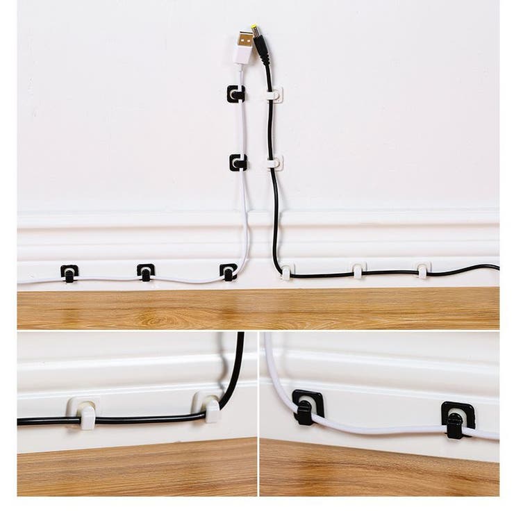 ケーブルクリップ ケーブルホルダー コードフック | PlusNao | 詳細画像3 