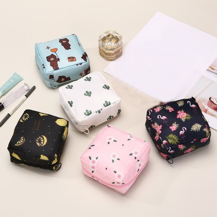 サニタリーポーチ 化粧ポーチ ナプキン用ポーチ | PlusNao | 詳細画像2 