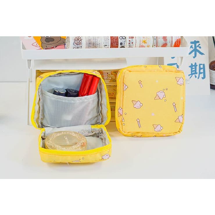 サニタリーポーチ 化粧ポーチ ナプキン用ポーチ | PlusNao | 詳細画像6 