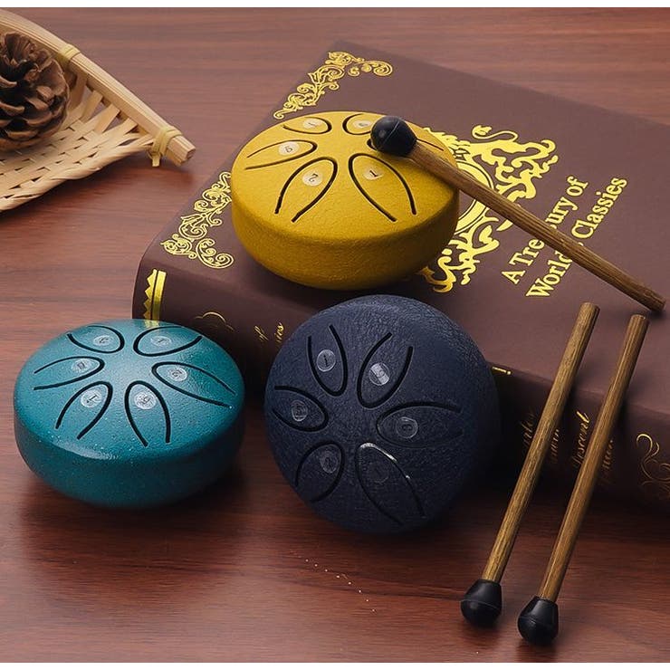 ミニタングドラム スリットドラム スティック付き | PlusNao | 詳細画像4 