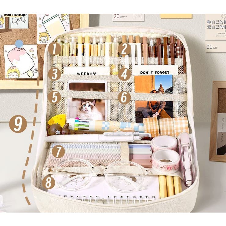 ペンケース 筆箱 大容量 | PlusNao | 詳細画像7 