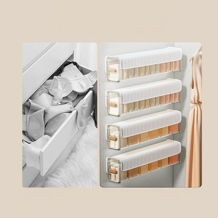 衣類収納ケース 壁掛け 下着収納ボックス | PlusNao | 詳細画像9 