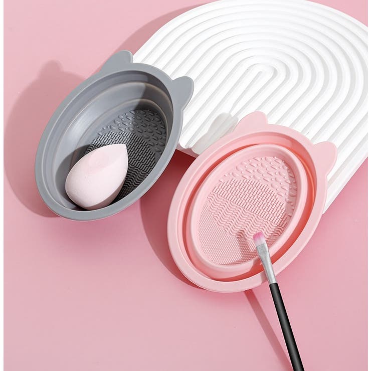 メイクブラシクリーナー メイクスポンジクリーナー シリコン | PlusNao | 詳細画像3 