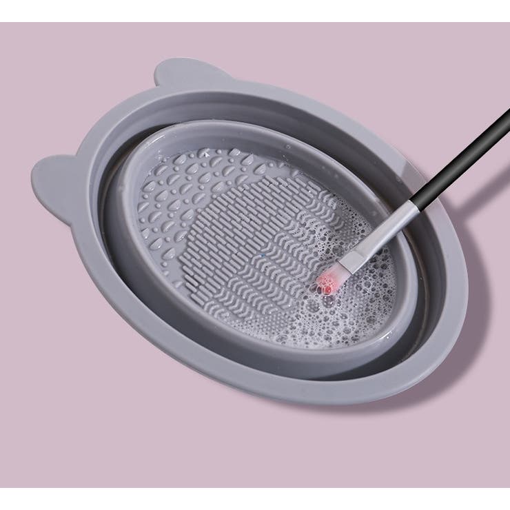 メイクブラシクリーナー メイクスポンジクリーナー シリコン | PlusNao | 詳細画像6 