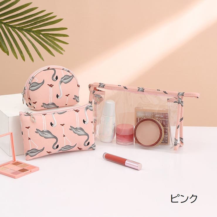 化粧ポーチ 3点セット メイクポーチ | PlusNao | 詳細画像4 