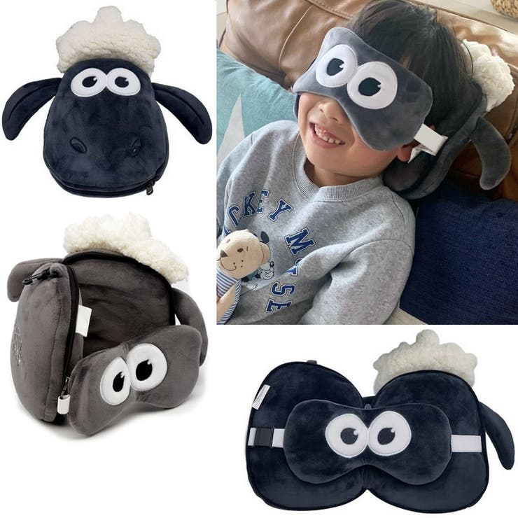 アイマスク付きもちもちピロー 携帯枕 アイピロー | PlusNao | 詳細画像14 