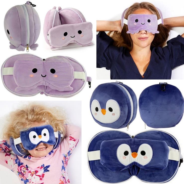 アイマスク付きもちもちピロー 携帯枕 アイピロー | PlusNao | 詳細画像9 