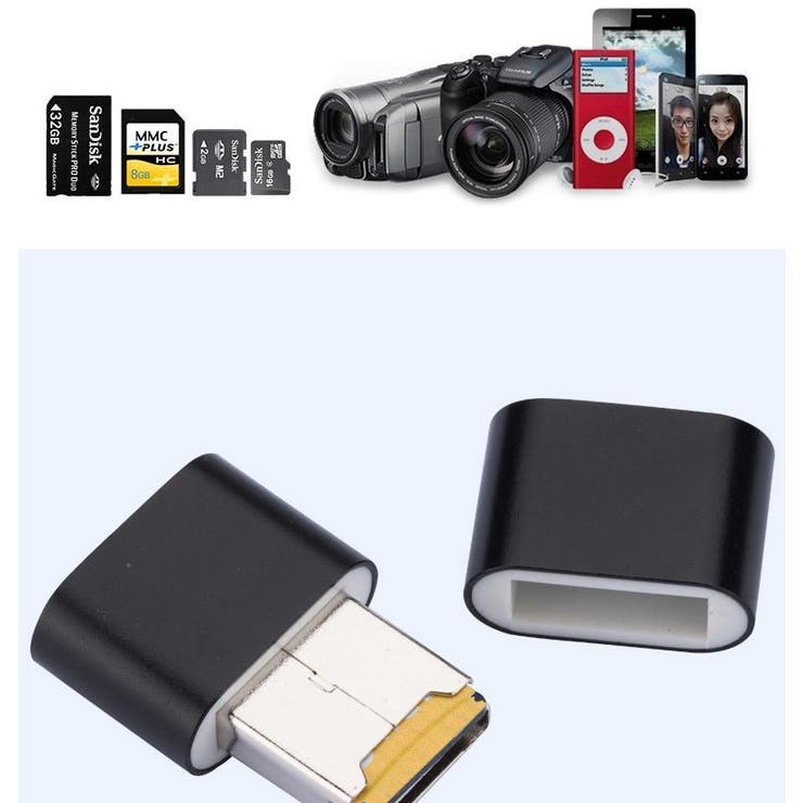 外付けカードリーダー ミニ高速USB 2 | PlusNao | 詳細画像5 