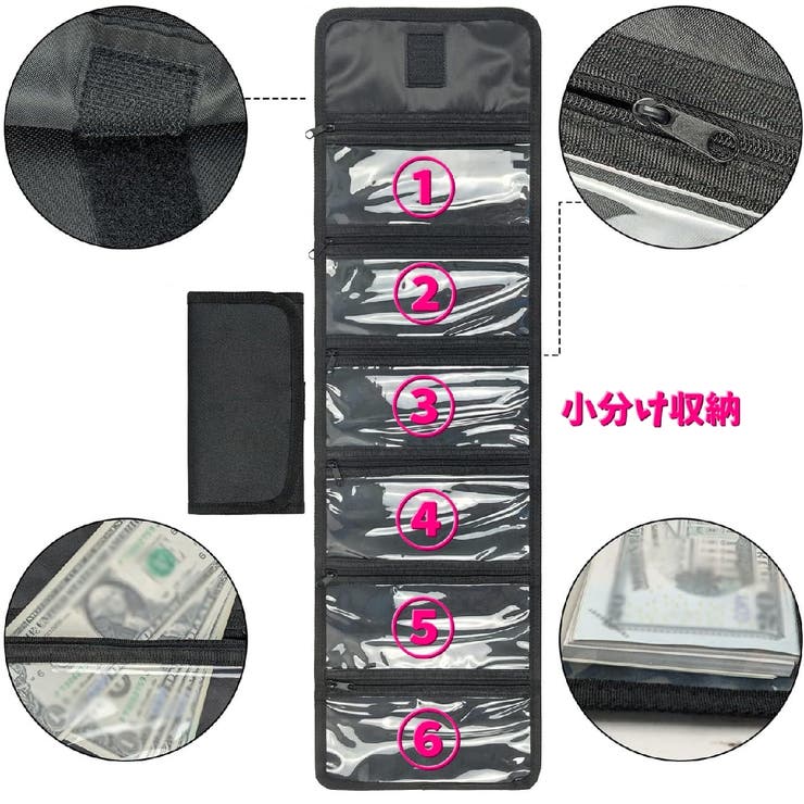 長財布 マネーオーガナイザー 6ポケット | PlusNao | 詳細画像7 