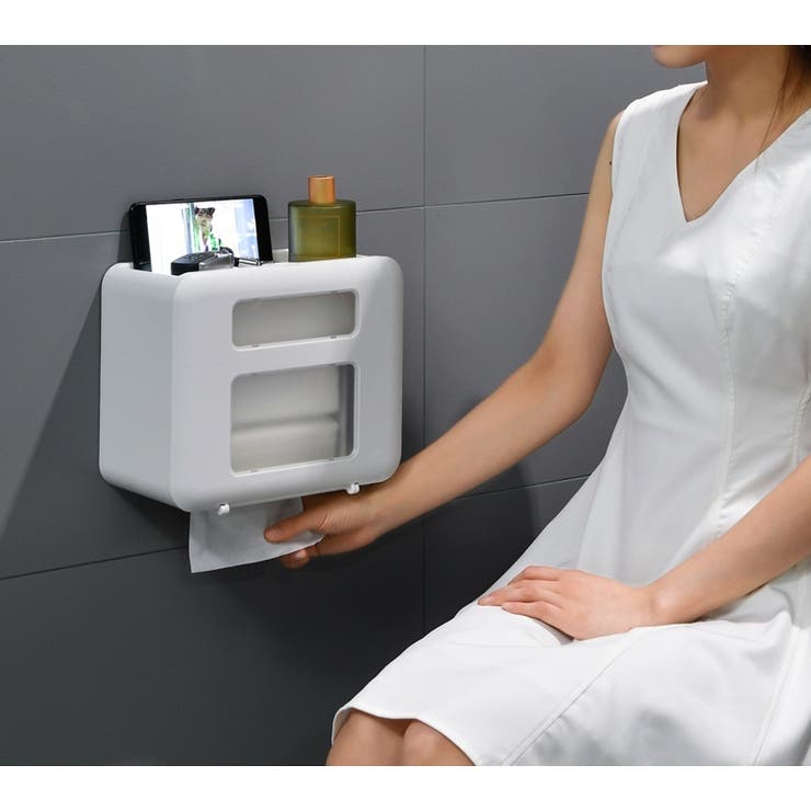 トイレットペーパーホルダー ペーパータオルホルダー 収納 | PlusNao | 詳細画像2 