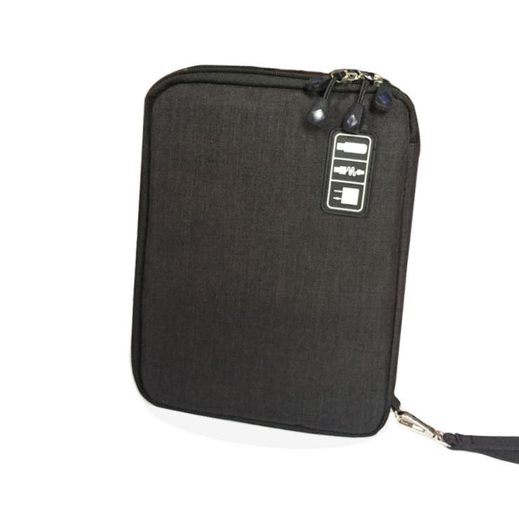 iPad mini収納ポーチ デジタル機器収納バッグ[品番：FQ000124785