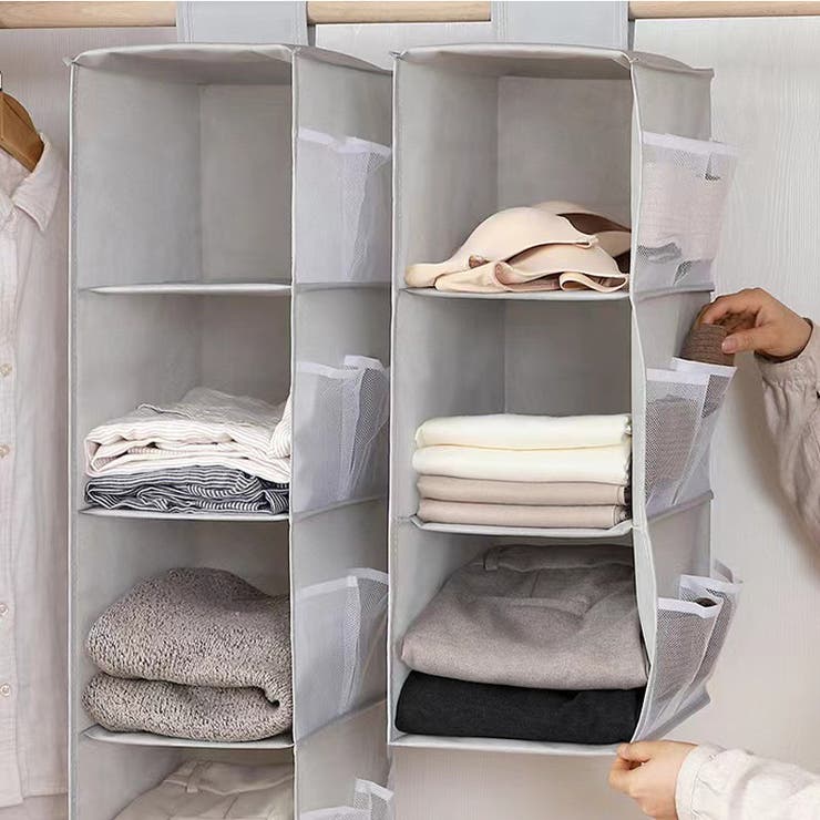 吊り下げ収納ラック 3段 クローゼット収納 | PlusNao | 詳細画像4 