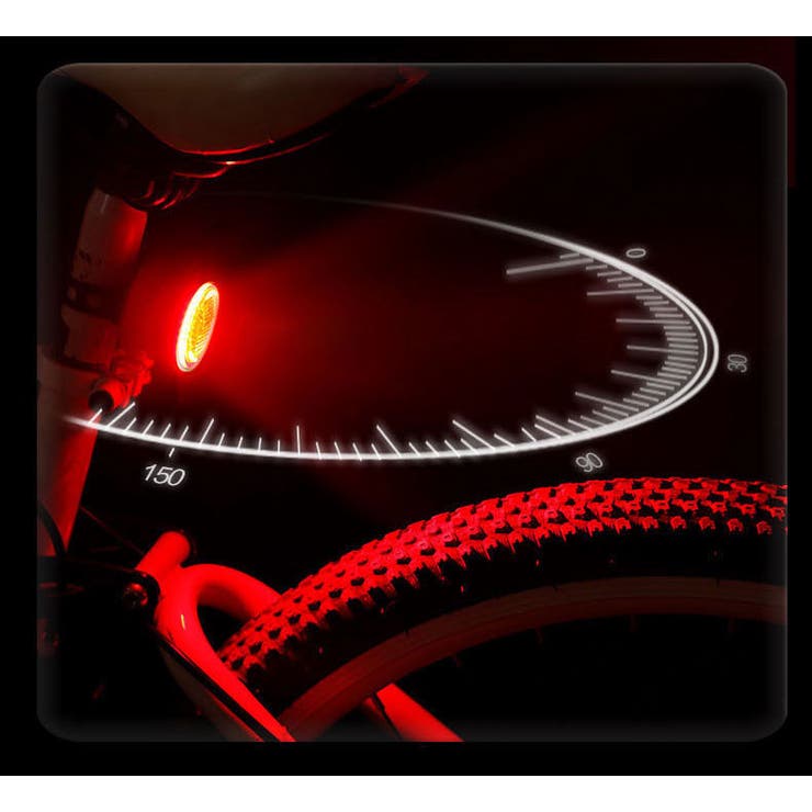 自転車用テールライト リアライト USB充電式 | PlusNao | 詳細画像2 