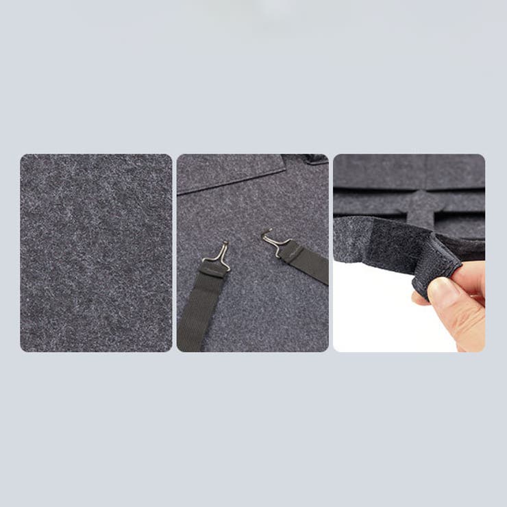 シートバックポケット フェルト 車内収納 | PlusNao | 詳細画像9 