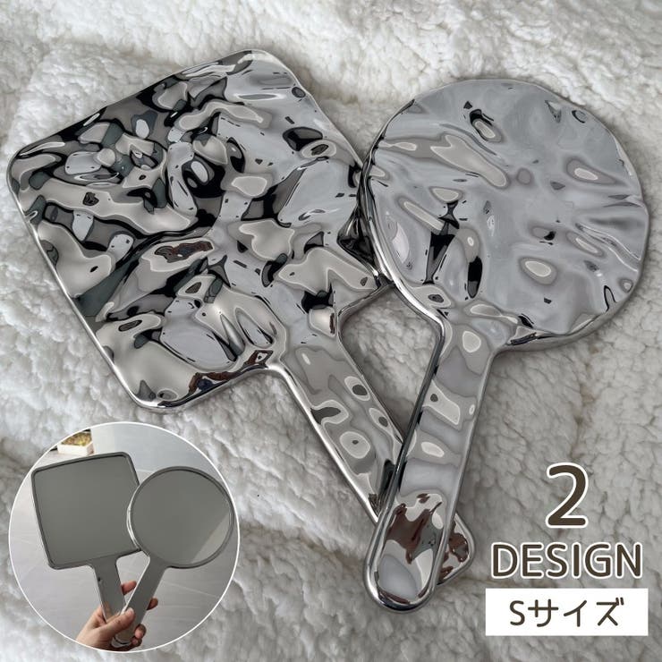 ハンドミラー 手鏡 ニュアンス風 | PlusNao | 詳細画像1 