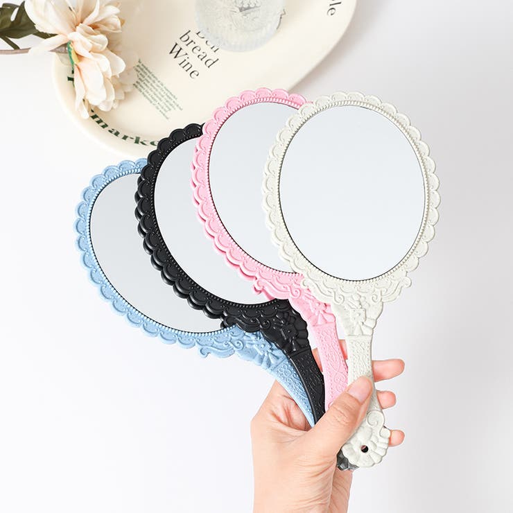 ハンドミラー 手鏡 レディース[品番：FQ000199827]｜PlusNao