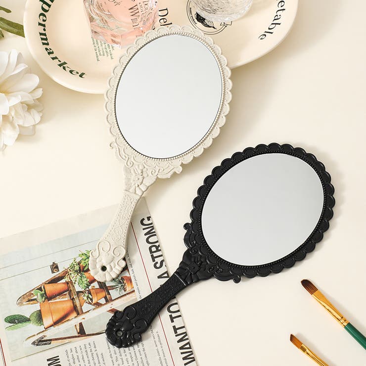 ハンドミラー 手鏡 レディース[品番：FQ000199827]｜PlusNao