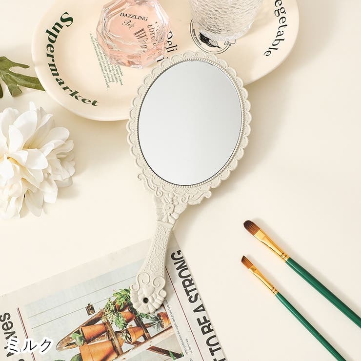 ハンドミラー 手鏡 レディース[品番：FQ000199827]｜PlusNao