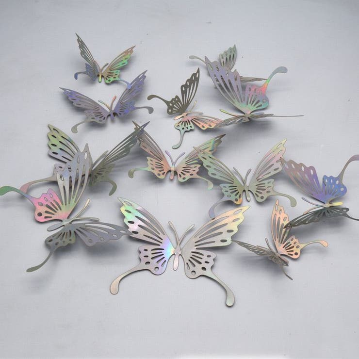 3Dウォールステッカー 立体 蝶 | PlusNao | 詳細画像9 