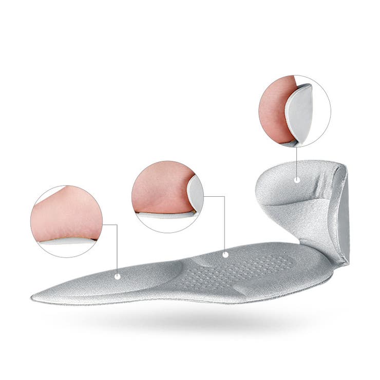 靴擦れ防止パッド 一体型 2枚組 | PlusNao | 詳細画像7 