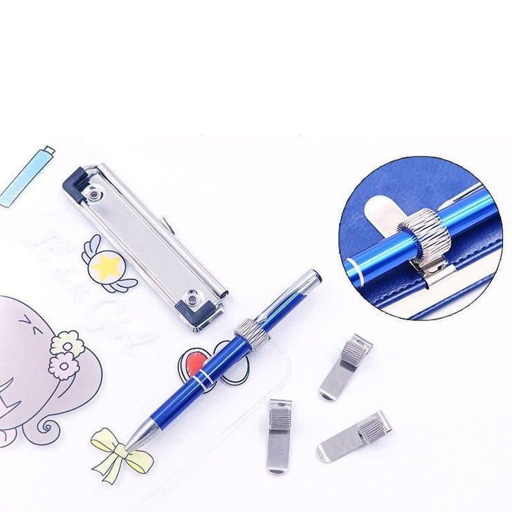 ペンホルダー ペンクリップ 手帳用アクセサリー | PlusNao | 詳細画像2 