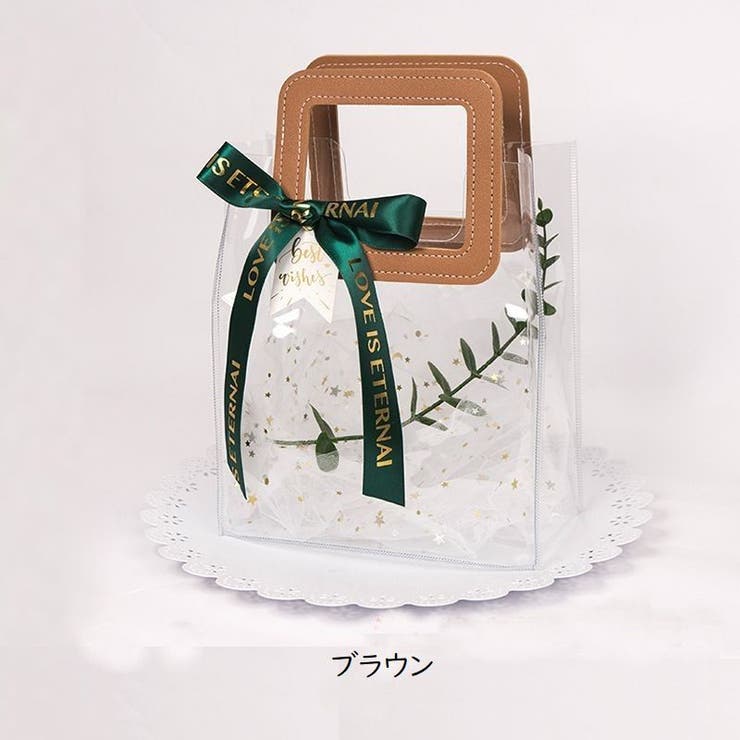 ラッピングバッグ ギフトバッグ 透明バッグ | PlusNao | 詳細画像4 