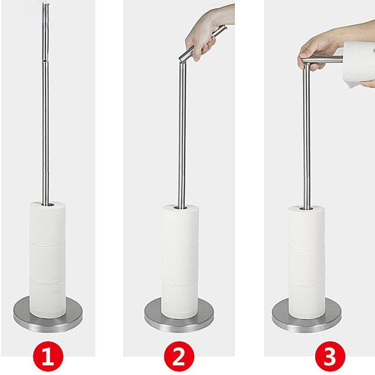 トイレットペーパーホルダー スタンド 置き型 | PlusNao | 詳細画像3 