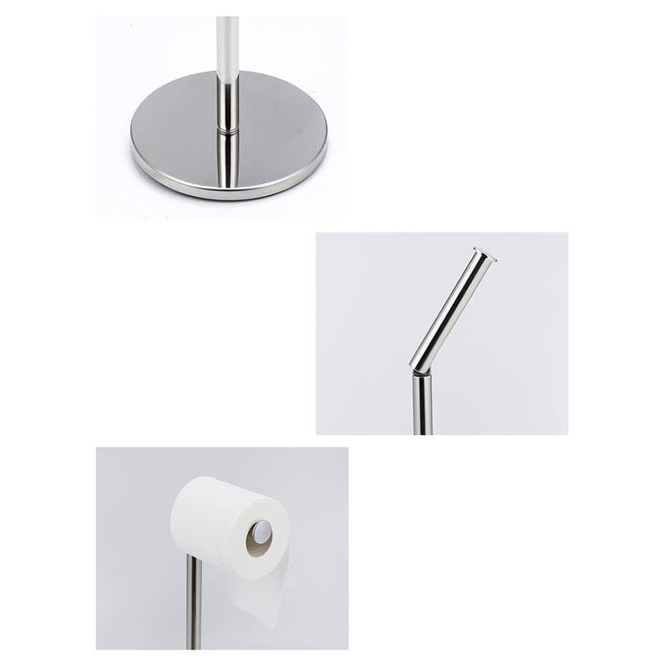 トイレットペーパーホルダー スタンド 置き型[品番：FQ000208296