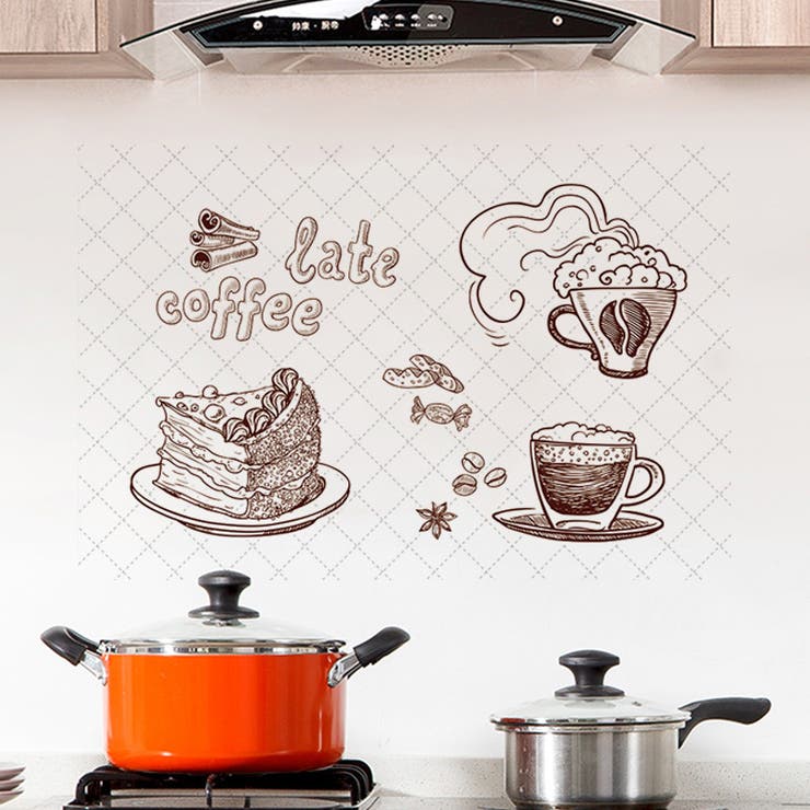 ウォールステッカー 油はね防止 壁紙シール | PlusNao | 詳細画像2 